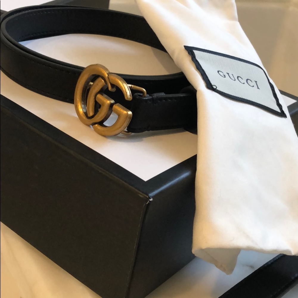 GG fashion belt. 41 inches long.